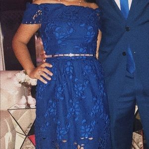 Navy Blue Maxi Dress